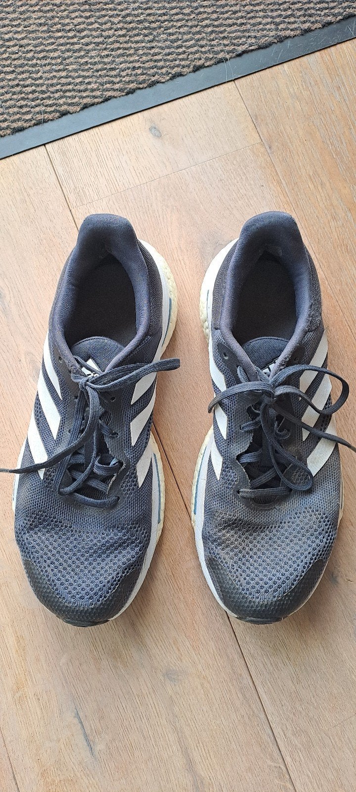 Adidas Solar Glide hardloopschoenen/ Sneakers- Maat 43,5, Blauw, Overige maten, Ophalen of Verzenden, Adidas