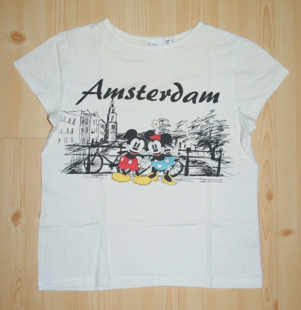 Disney shirt met opdruk maat 158 (34). Is gebroken wit., Kinderen en Baby's, Kinderkleding | Maat 158, Disney, Gebruikt, Meisje