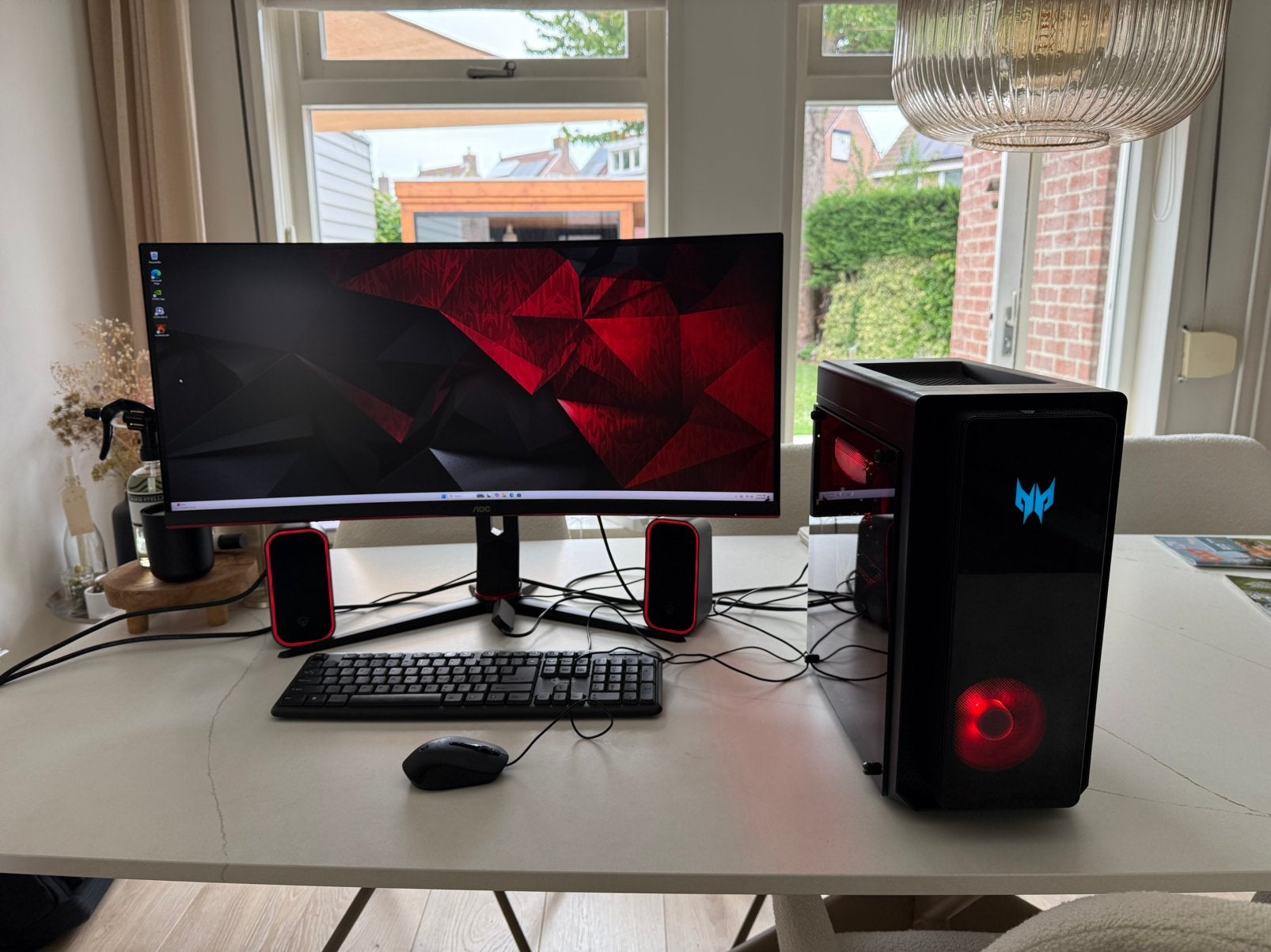 Complete 1440P game pc, Zo goed als nieuw, Gaming, SSD, Ophalen