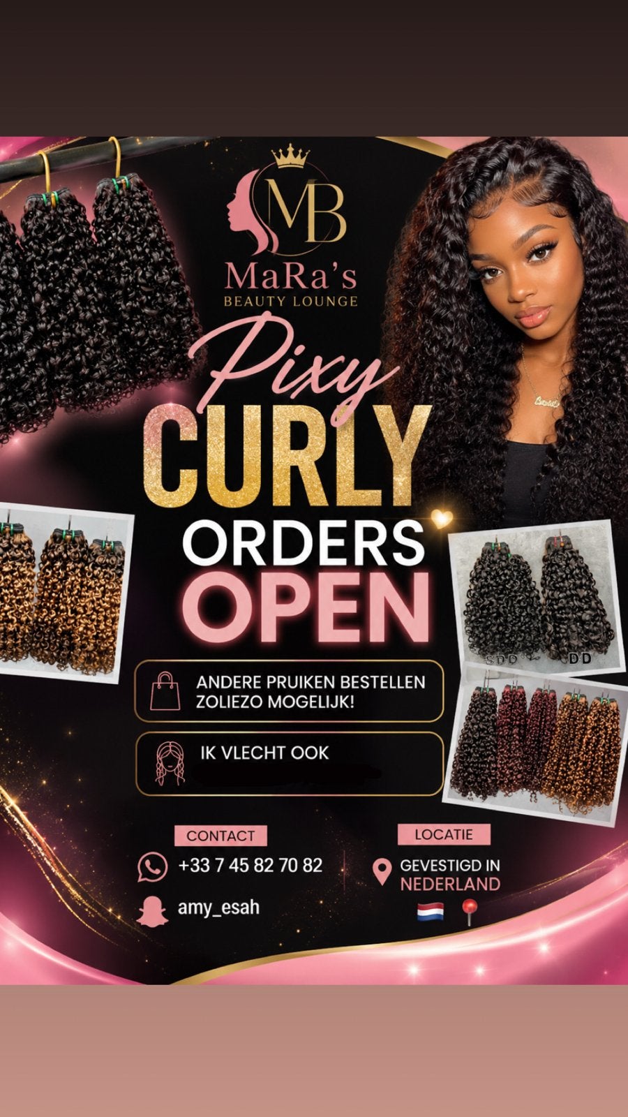 MaRa’s Beauty Lounge, Ophalen, Nieuw, Overige typen