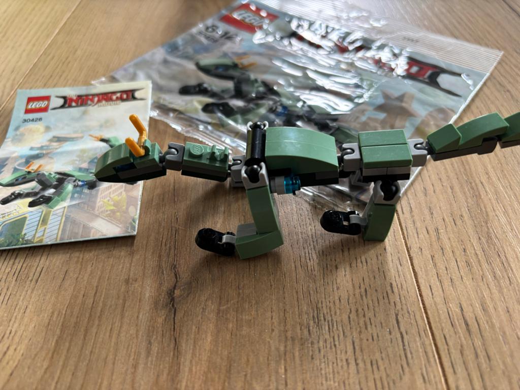 11- lego ninjago draak 30428, Gebruikt, Lego, Ophalen of Verzenden, Compleet