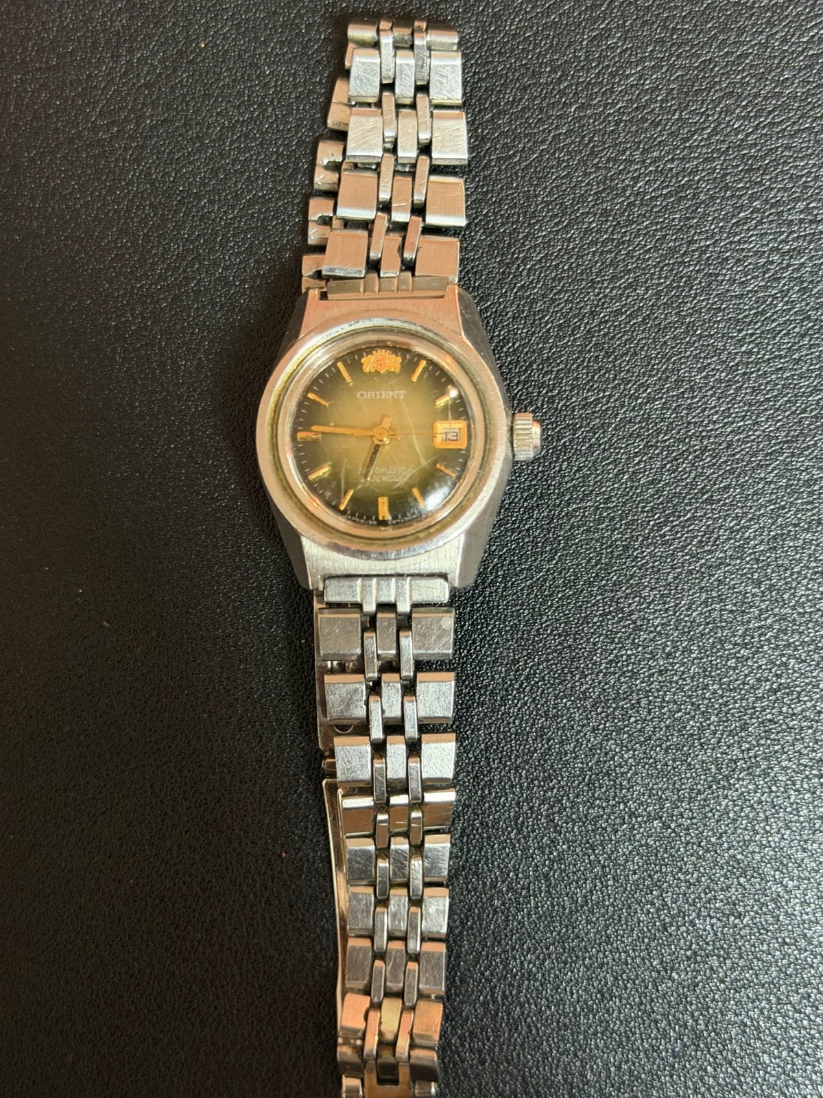 Vintage Orient dameshorloge, automatisch, roestvrij staal, Overige merken, Staal, Met bandje, Polshorloge