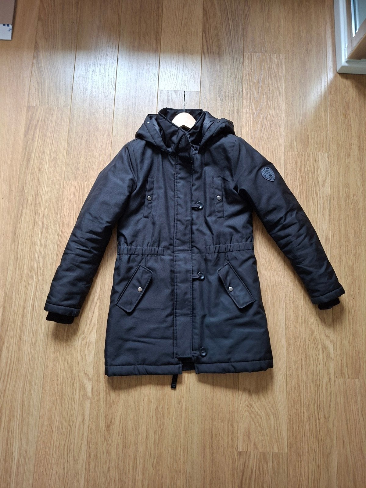 Only winterjas parka OnlIris maat S, Ophalen, Maat 36 (S), Zwart