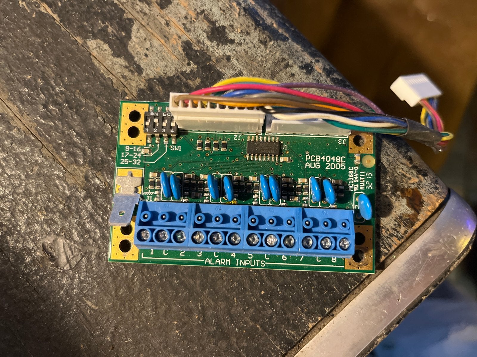 UTC Fire & Security ATS1202 Alarm Inputs PCB, Ophalen of Verzenden, Gebruikt