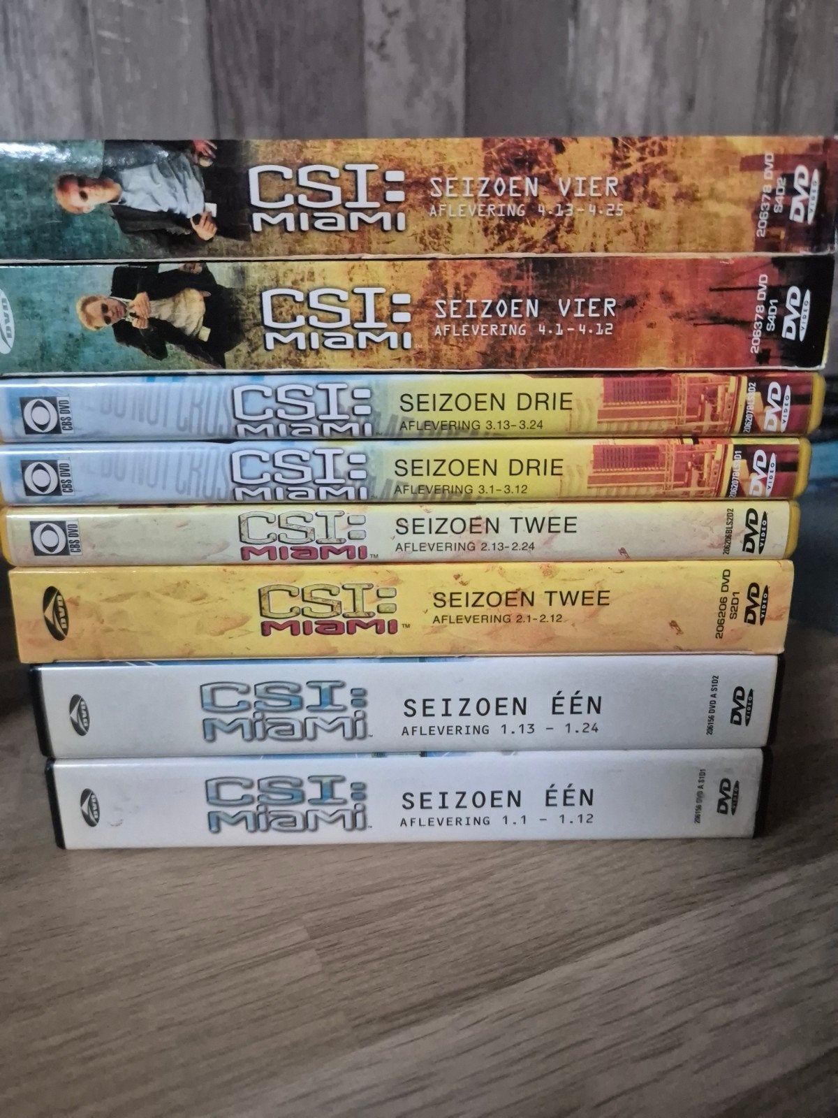 CSI: Miami Seizoenen 1, 2, 3 en 4 DVD Boxsets, Engels, Misdaad, Nederlands, Seizoen 1