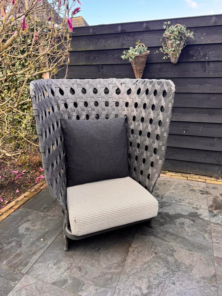 B&B Italia Canesta High Chair Loungeset, Tuin en Terras, Tuinsets en Loungesets, Ophalen, Zo goed als nieuw, Stoel