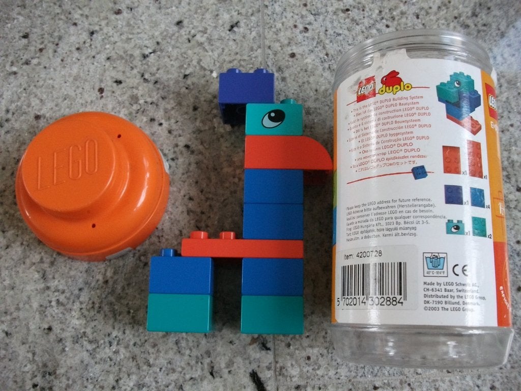 Lego Duplo giraffe blokkenset (set 3517), Gebruikt, Compleet, Ophalen of Verzenden, Duplo