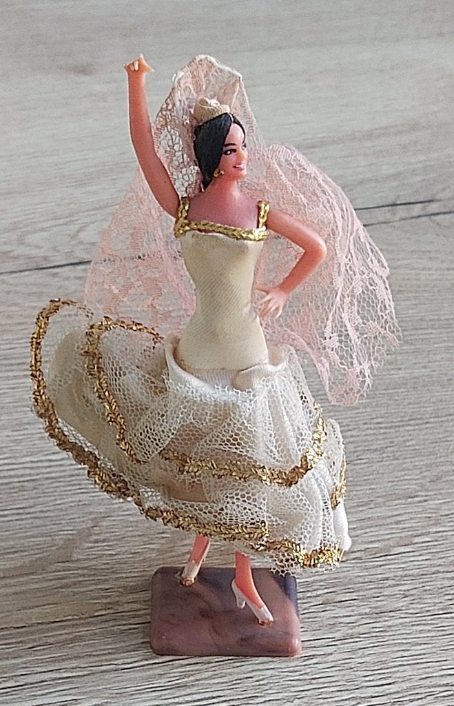 Vintage Spaanse Flamencodanseres Souvenir - Jaren'50/'60., Ophalen of Verzenden, Gebruikt