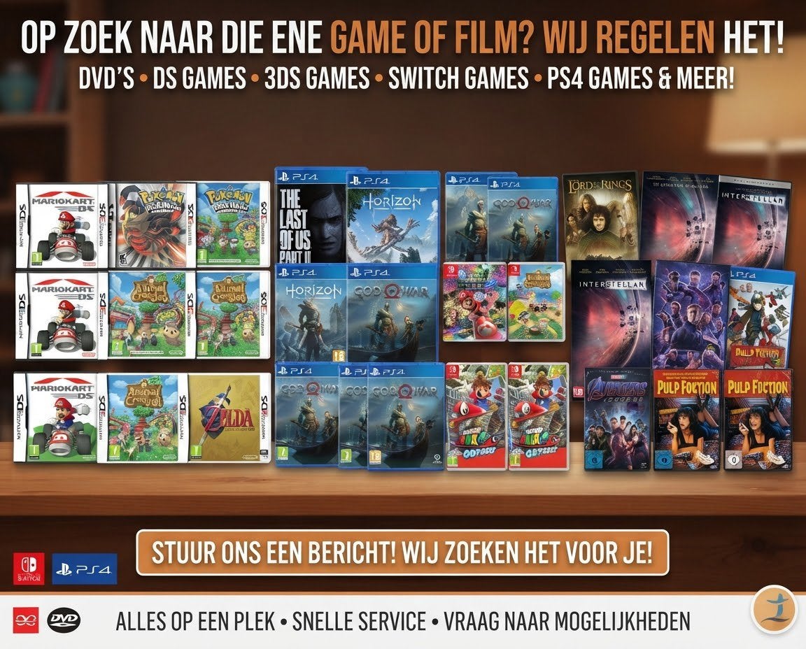 DVD of Game niet te vinden? Ik regel hem voor je!, Inclusief DVD, Alle leeftijden, Ophalen of Verzenden, Zo goed als nieuw