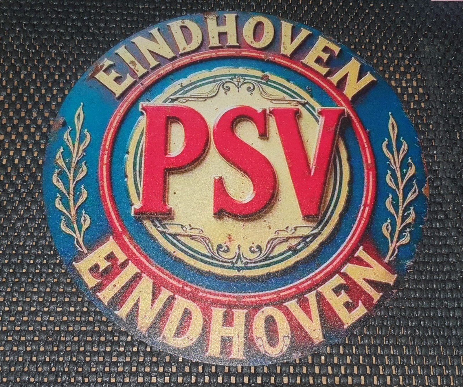 PSV Eindhoven wandbord - diameter 20 cm, Ophalen of Verzenden, Nieuw, PSV, Overige typen