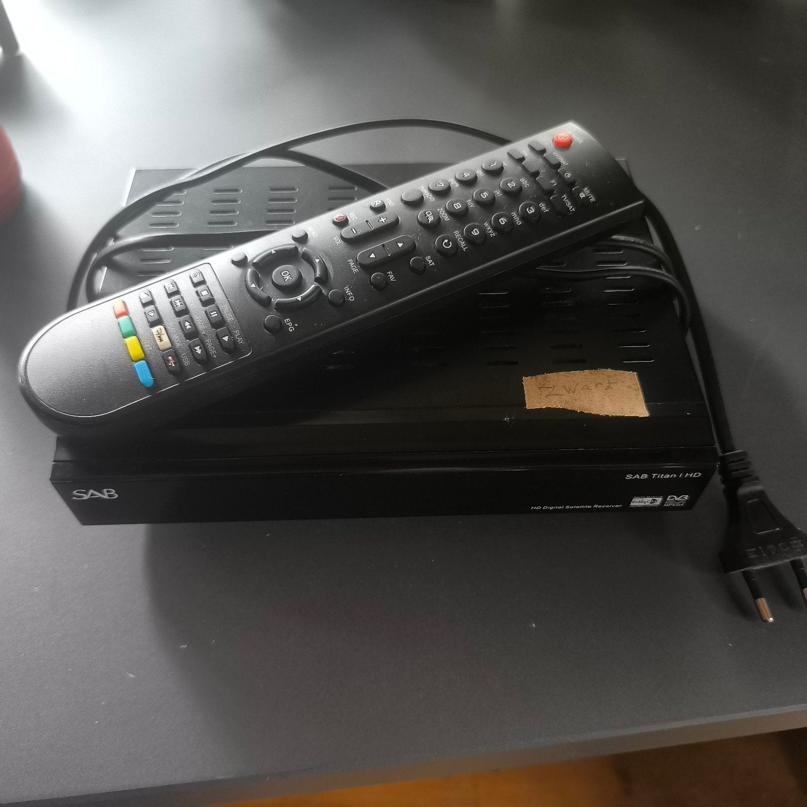 SAB Titan 1 HD Satellietontvanger (DVB-S2) – Inclusief Afsta, Ophalen of Verzenden, Overige merken