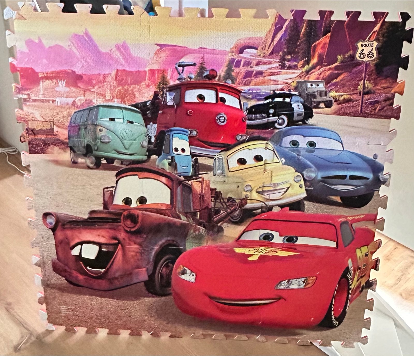 Cars speelmat vloerpuzze, Ophalen of Verzenden, Gebruikt, Jongen of Meisje