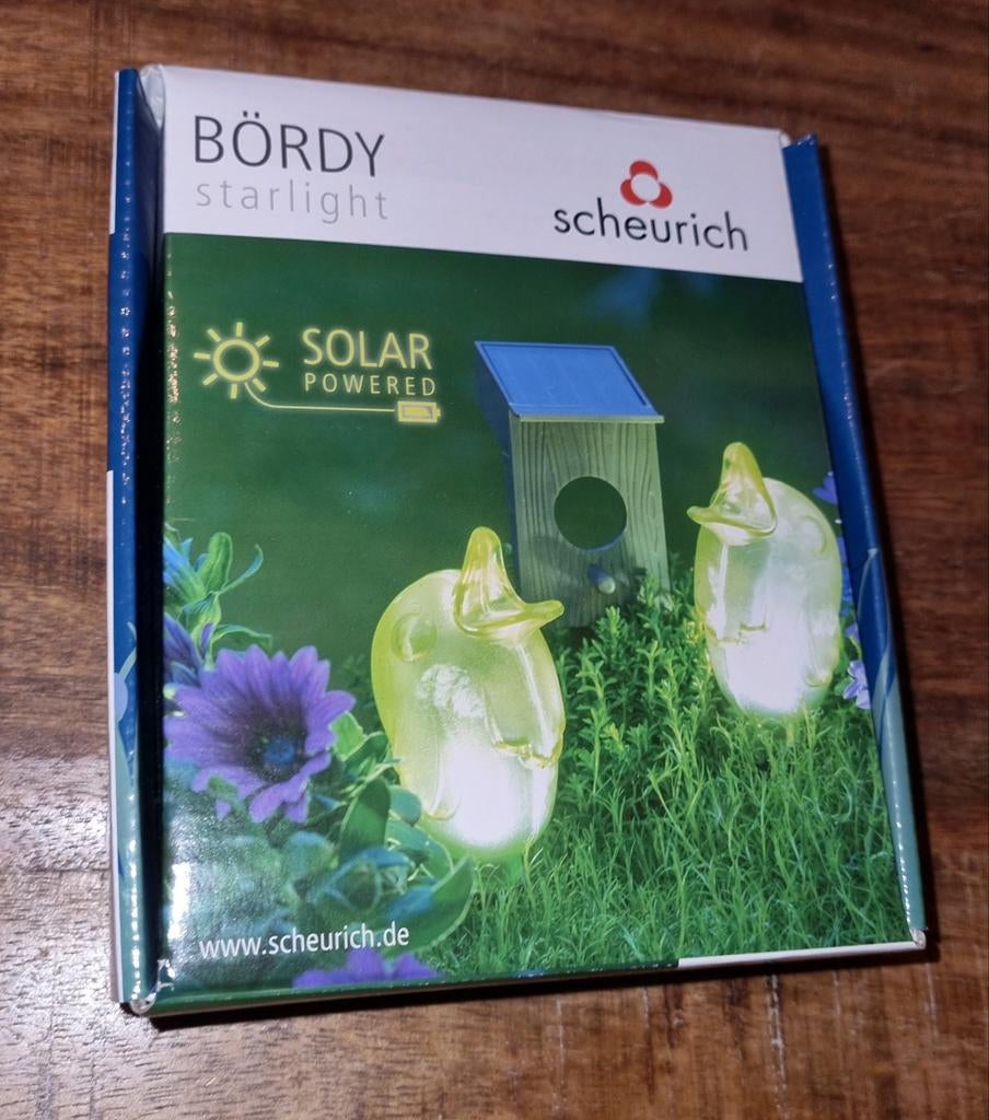 Solar LED Tuindecoratie: Vogeltjes & Vogelhuisje IP44, Zonne-energie, Kunststof, Minder dan 50 watt, Overige typen