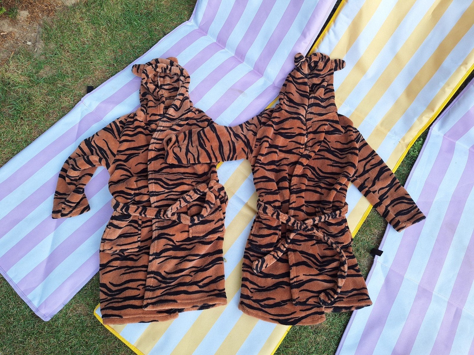 Hema badjas ochtendjas 122 128 tijger tijgerbadjas camping, Ophalen, Jongen of Meisje, Nacht- of Onderkleding