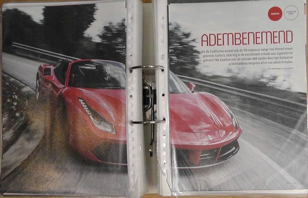 Ferrari 488 Spider (Type F142M) ? Eerst 10x autotest lezen, Ophalen, Gelezen, Ferrari
