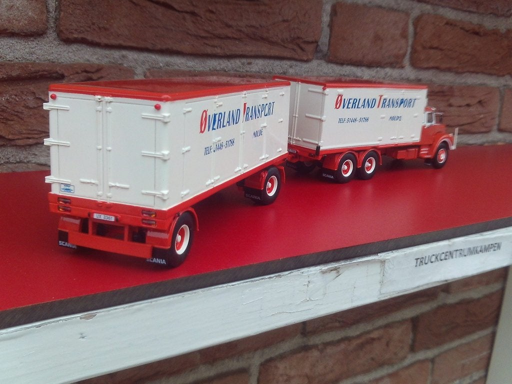 Tekno  Scania  LS 76  van  Overland., Ophalen of Verzenden, Nieuw, Bus of Vrachtwagen, Tekno