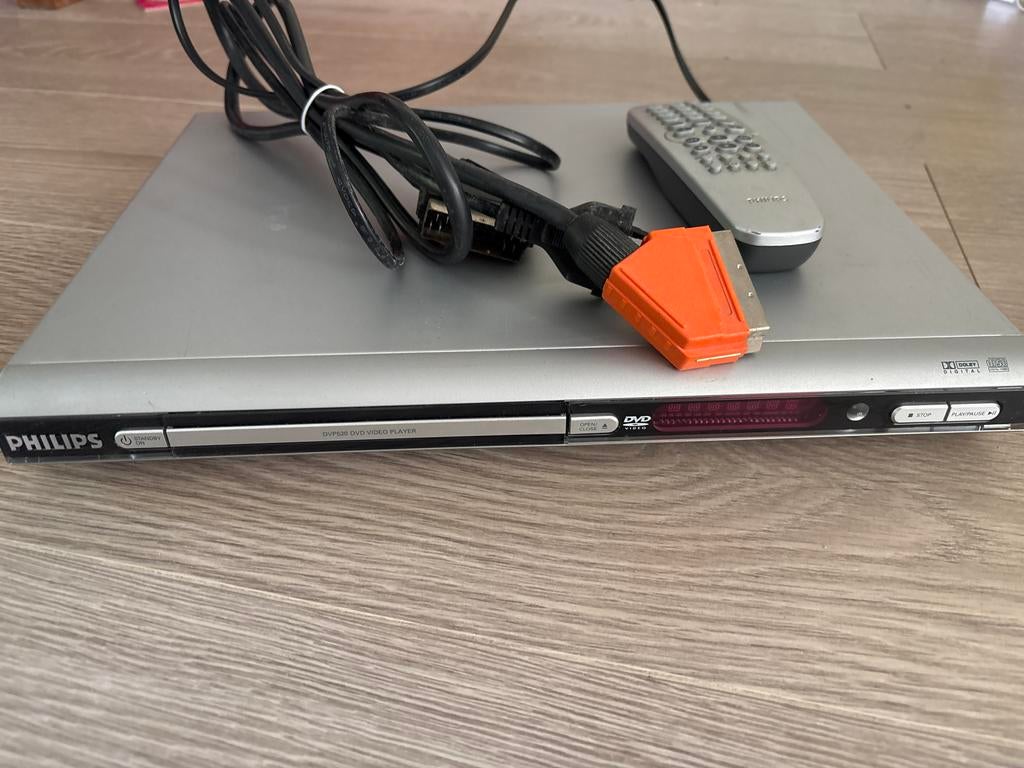 Philips DVP520/00 DVD-speler met afstandsbediening, Audio, Tv en Foto, Dvd-spelers, Ophalen of Verzenden, Zo goed als nieuw, Dvd-speler