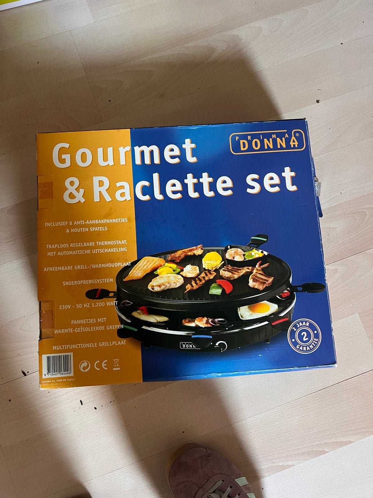 Prima Donna Gourmet & Raclette set, Ophalen, Nieuw, 4 t/m 7 personen