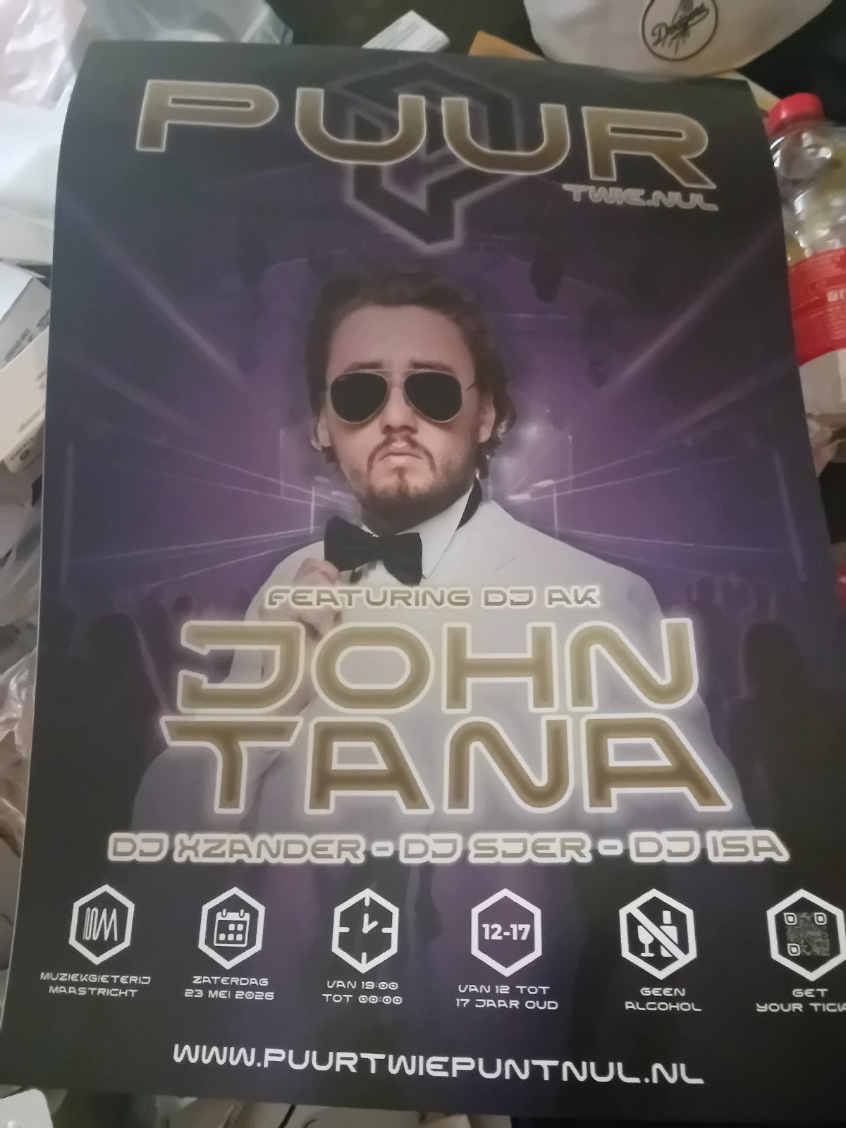 John tana poster, Tickets en Kaartjes, Twee personen, Maart