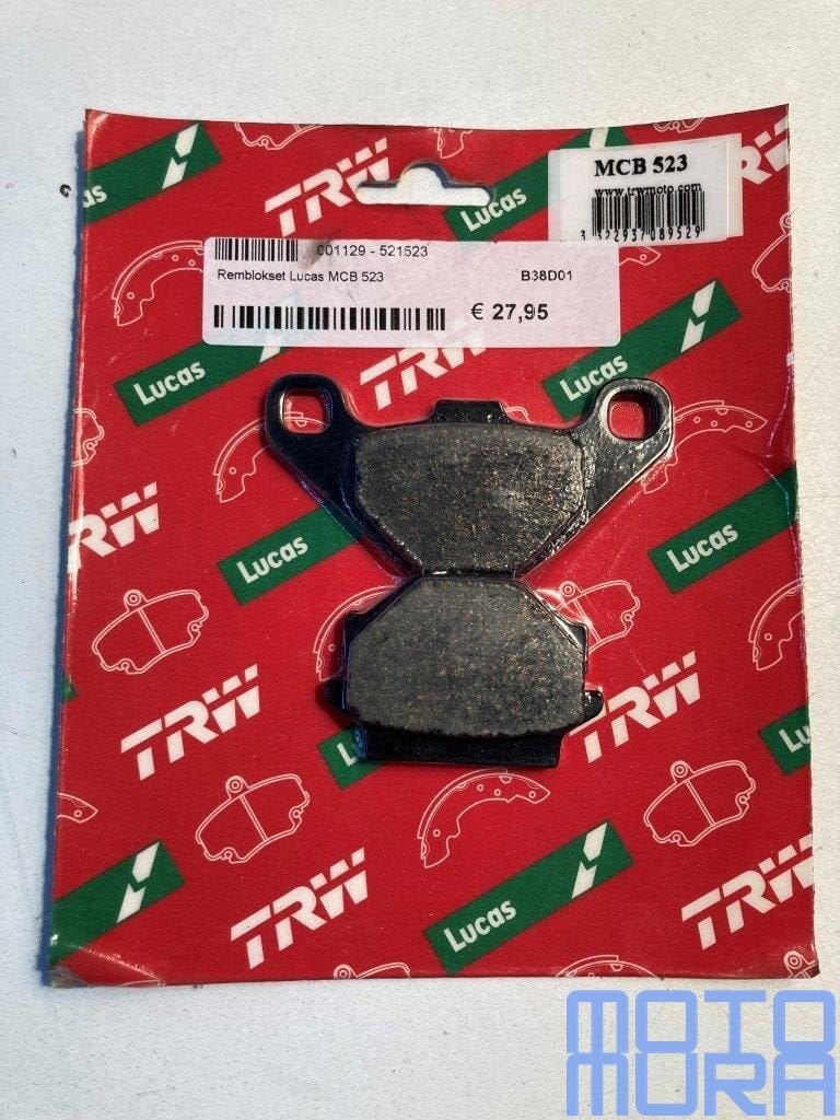 TRW MCB523 remblokken set Kawasaki KLX KLR KX 125 250 600 65, -, -, Nieuw, Ophalen of Verzenden