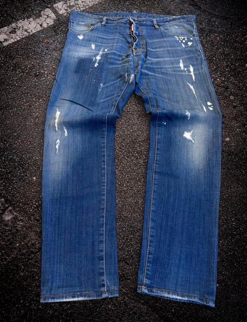 Dsquared2 Cool Guy Jeans 38x31 Distressed Fade Wash, Ophalen of Verzenden, Gedragen, Blauw, W36 - W38 (confectie 52/54)