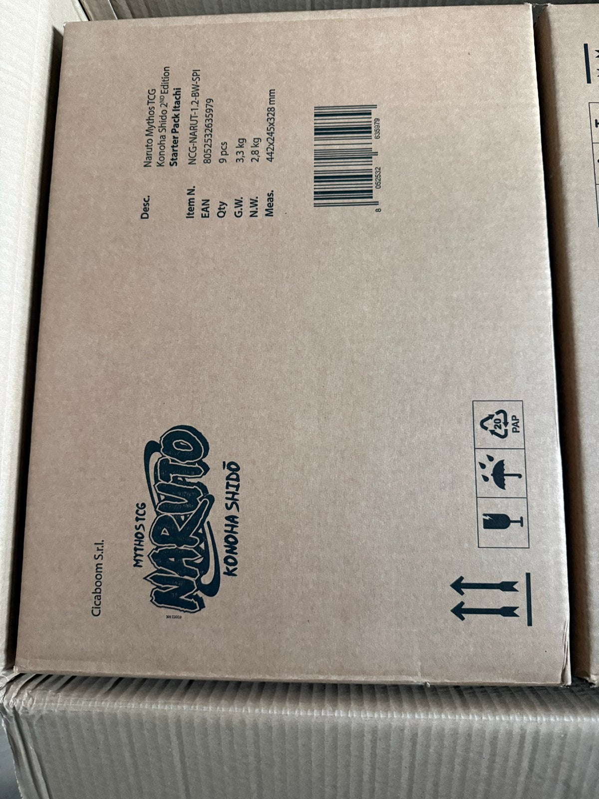 Naruto TCG - case First Set 2nd Edition Itachi Starter Pack, Ophalen, Nieuw, Starterdeck