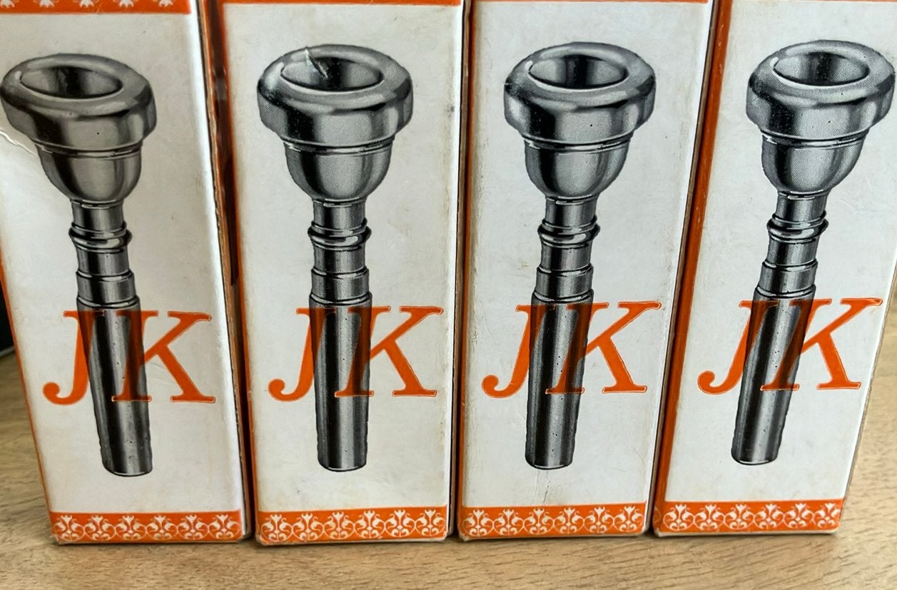 4 JK trompet mondstukken verzilverd, Muziek en Instrumenten, Ophalen, Nieuw