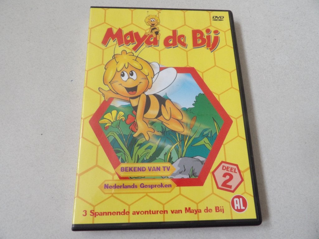 leuke dvd van MAYA(maja)DE BIJ 3 spannende avonturen deel 2, Tekenfilm, Alle leeftijden, Overige soorten, Ophalen of Verzenden
