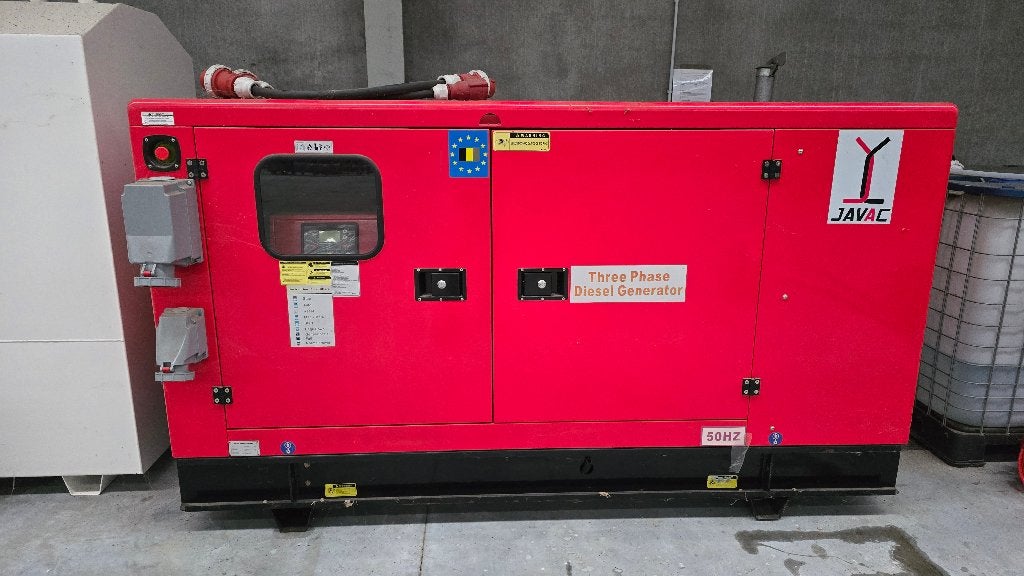 Professionele JAVAC Diesel Generator / Stroomgroep 75 kVA, Ophalen, Zo goed als nieuw