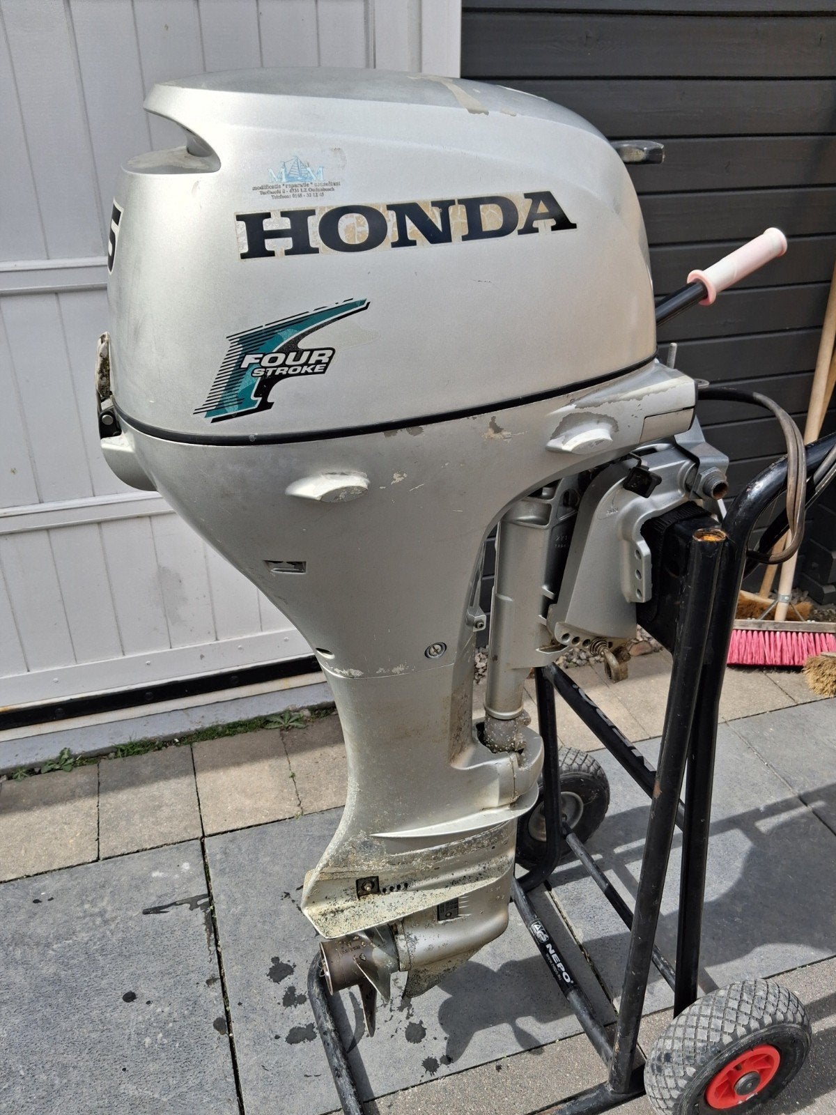 honda 15 pk, Ophalen, Gebruikt, 5 tot 10 pk, Benzine