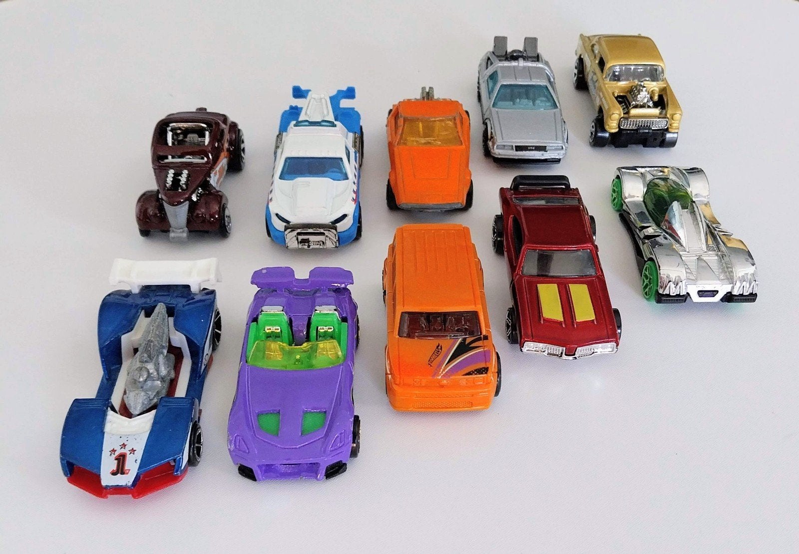 10 In zeer goede staat zijnde Hotwheels., Ophalen of Verzenden, Zo goed als nieuw, Auto, Overige merken