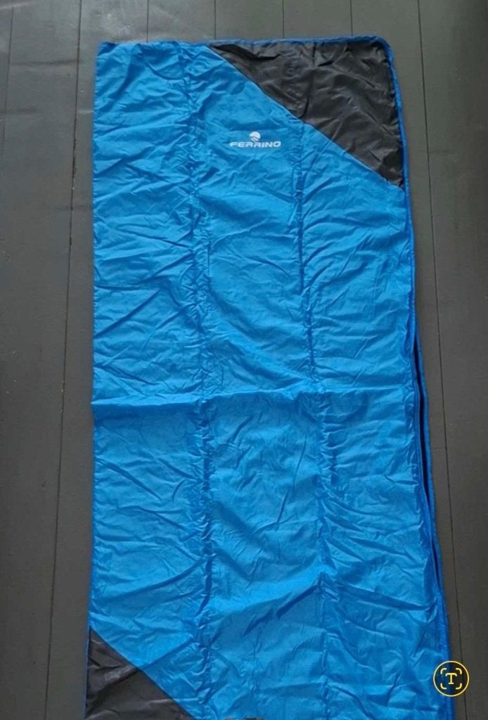 Ferrino Slaapzak blauw/zwart, Ophalen of Verzenden, Zo goed als nieuw