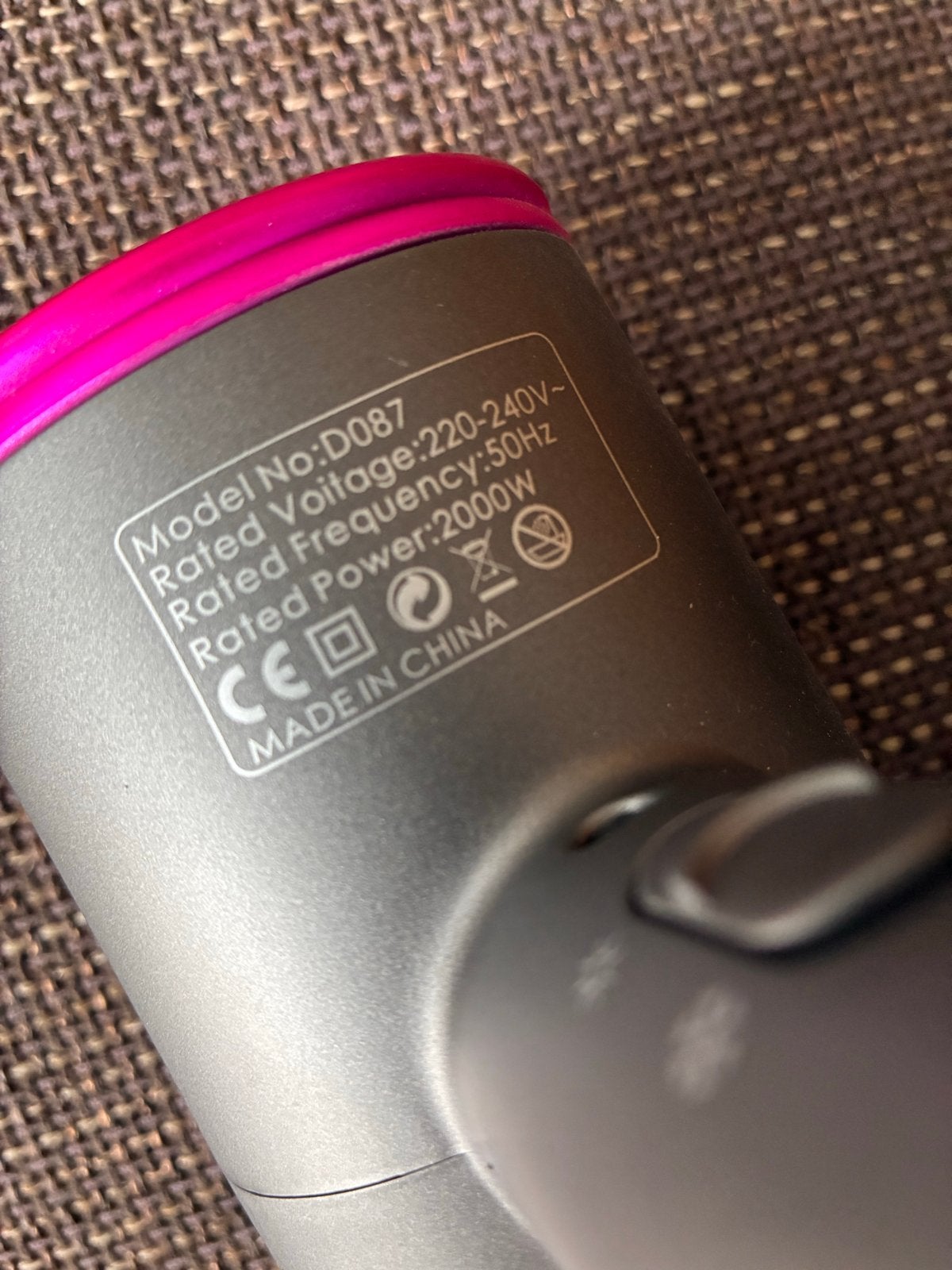 Purelab Föhn D087 - 2000W met diffuser, Sieraden, Tassen en Uiterlijk, Uiterlijk | Haarverzorging, Ophalen of Verzenden, Zo goed als nieuw