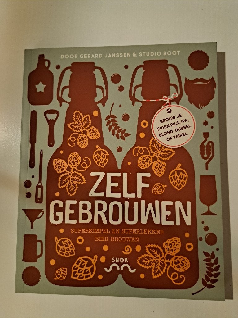 Boek - Zelf gebrouwen - Gerard Janssen - NIEUW, Ophalen of Verzenden, Nieuw, Overige onderwerpen