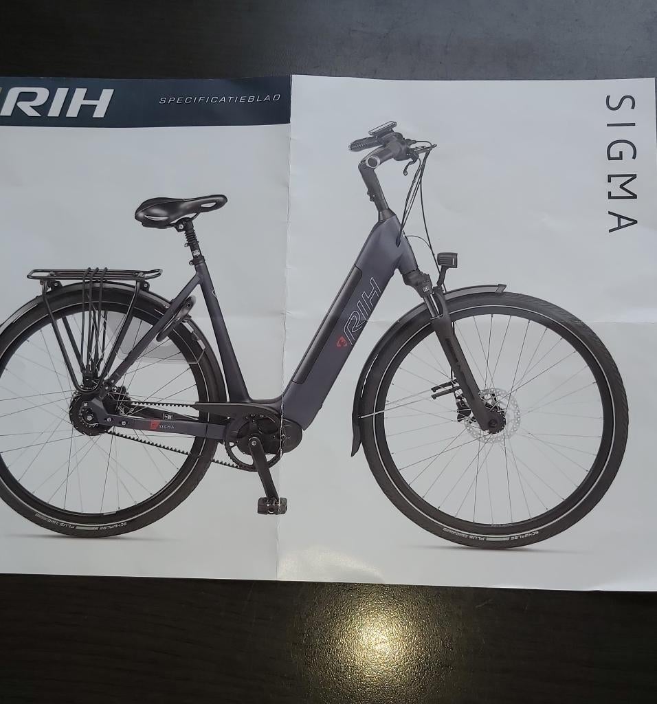 e-bike, (Extra) lage instap, 47 tot 50 cm, Zo goed als nieuw, Schijfrem
