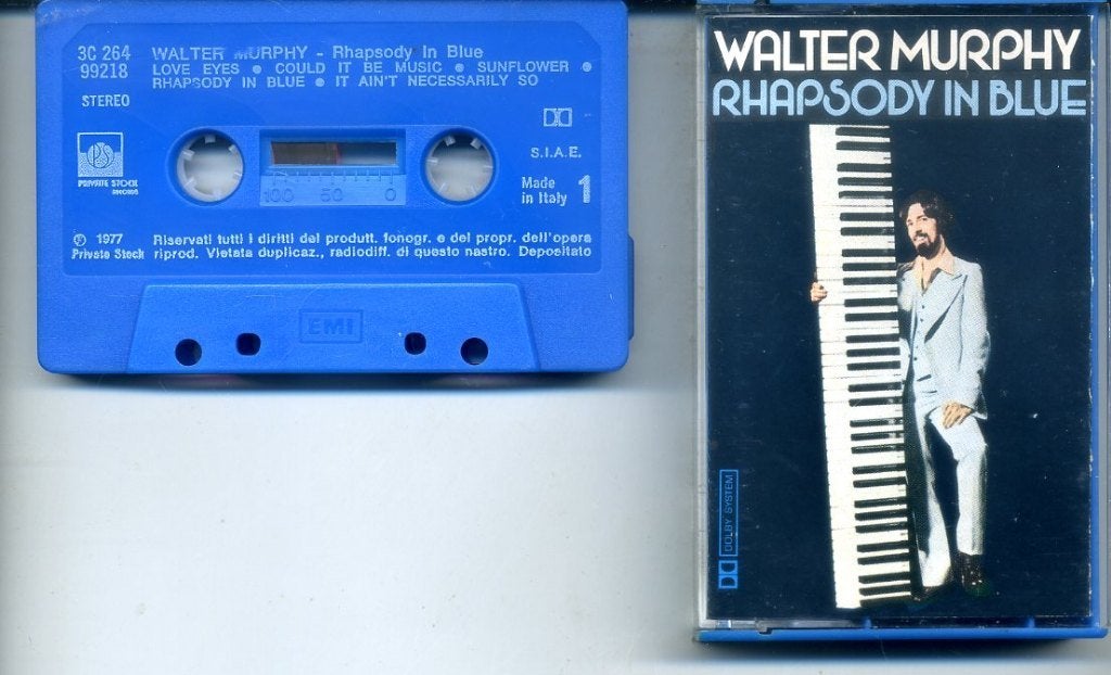 Walter Murphy – Rhapsody In Blue 10 nrs cassette 1977 ZGAN, Cd's en Dvd's, Cassettebandjes, Overige genres, 1 bandje, Ophalen of Verzenden