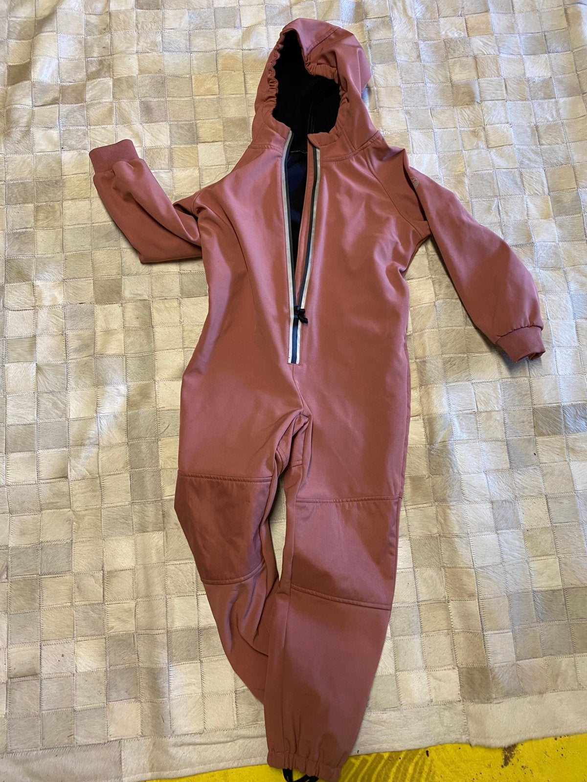 Roze regenpak maat 122/128, Ophalen, Zo goed als nieuw, Meisje, Jurk of Rok