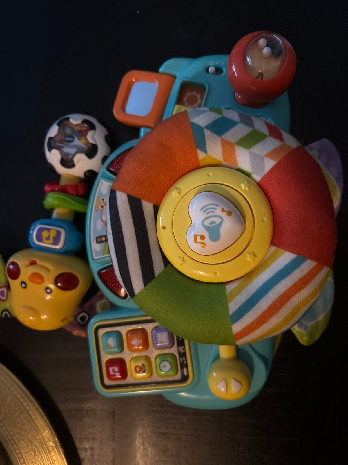 Vtech toeter & speelstuurtje en vtech rammelaar, Ophalen of Verzenden, Nieuw