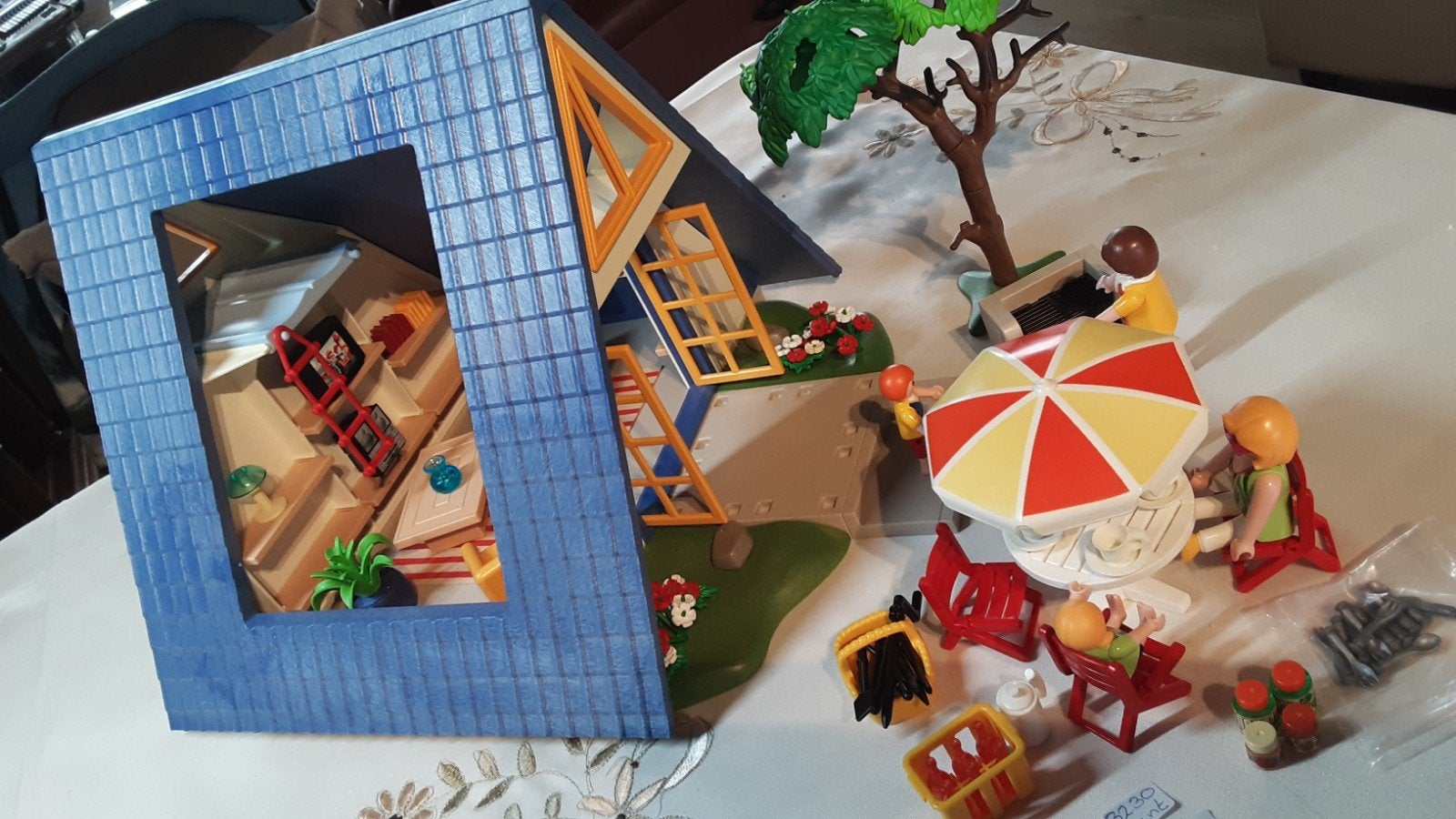 3230 punt huis vakantievilla, Kinderen en Baby's, Speelgoed | Playmobil, Gebouw, Complete set, Ophalen of Verzenden, Zo goed als nieuw