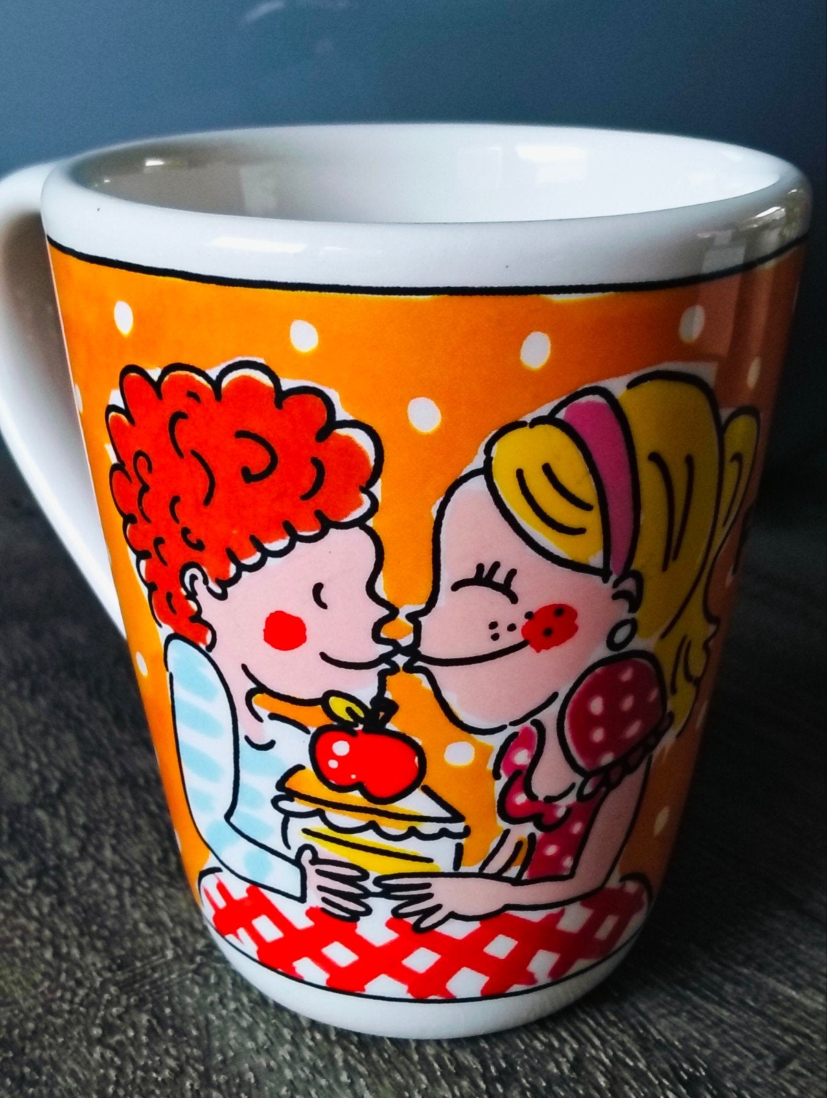 Blond Amsterdam mok 'Sweets for my Sweet'  Zo goed als nieuw, Zo goed als nieuw, Aardewerk, Blond Amsterdam, Mok