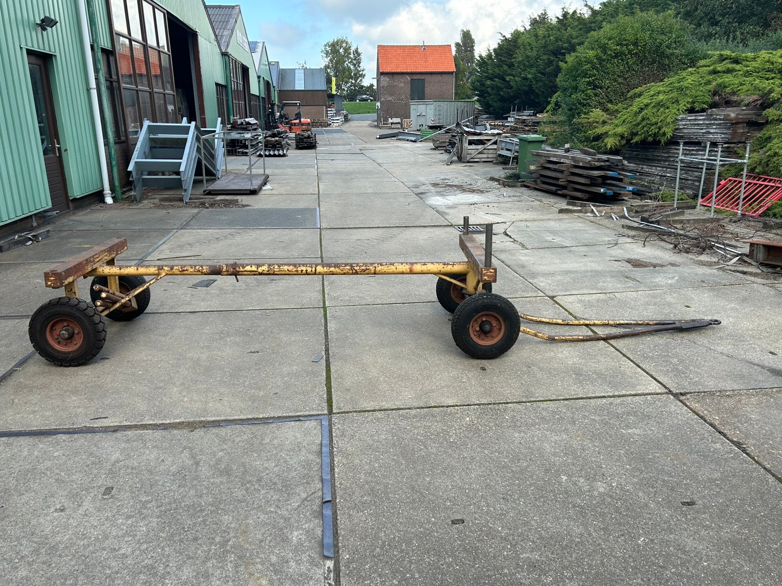 Intern transport kar, 100 liter of meer, Ophalen, Gebruikt, Transportkar