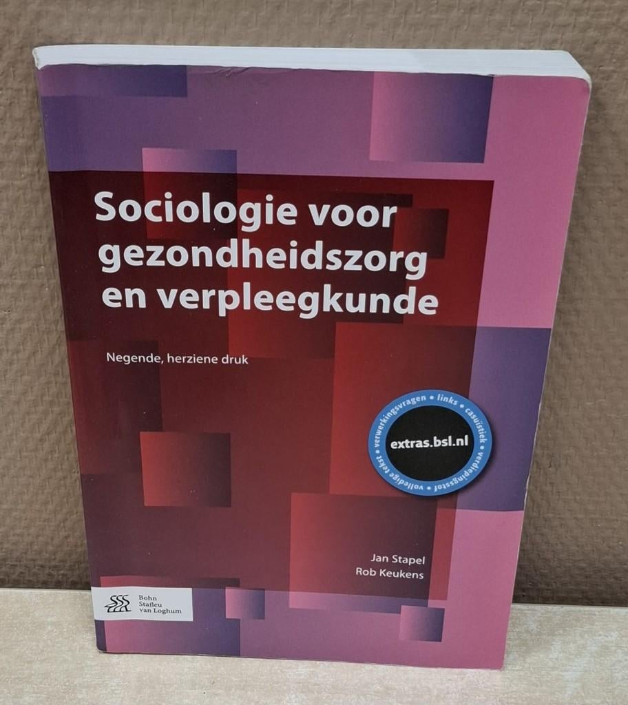 Sociologie voor gezondheidszorg 9789036810043, Ophalen of Verzenden, Alpha, Zo goed als nieuw, HBO