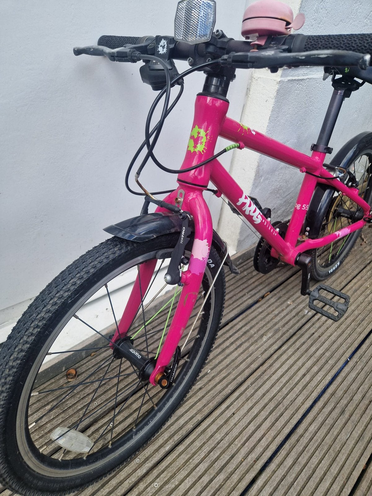 Childrens bike Frog 55, Fietsen en Brommers, Ophalen, Zo goed als nieuw, Velgrem, 20 inch of meer