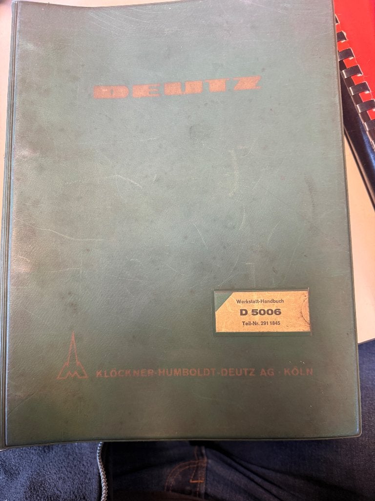 Werkplaats handboek deutz 5006, Ophalen of Verzenden