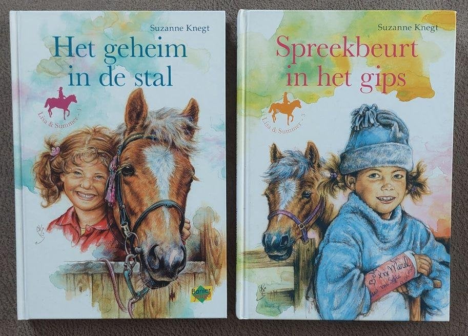 Suzanne Knegt: Lisa & Summer 1, 2, 3, 4, 6 en 7, Ophalen of Verzenden, Zo goed als nieuw, Fictie algemeen