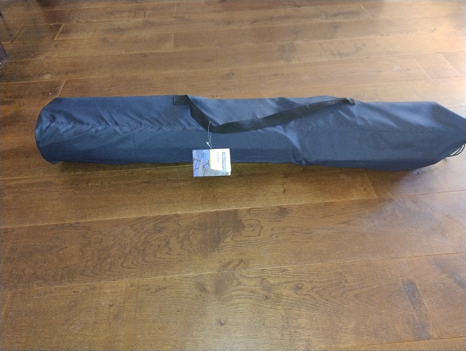 Campart rol tafel aluminium, Ophalen