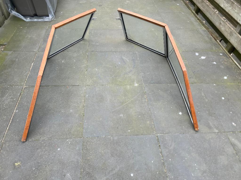 Gebo boot ruitjes klassiek hout, Watersport en Boten, Ophalen, Gebruikt, Interieur en Kussens
