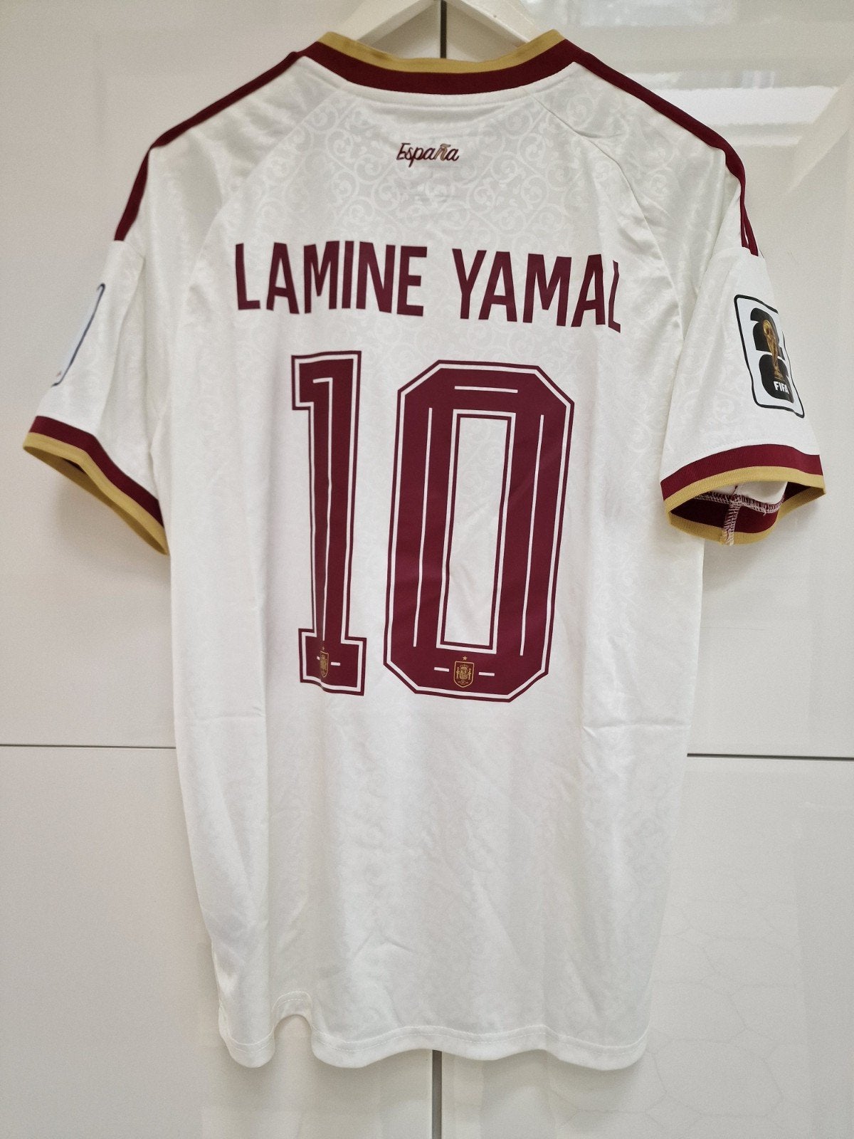 Lamine Yamal WK 2026 shirt Spanje maat L, Sport en Fitness, Voetbal, Ophalen of Verzenden, Nieuw, Shirt