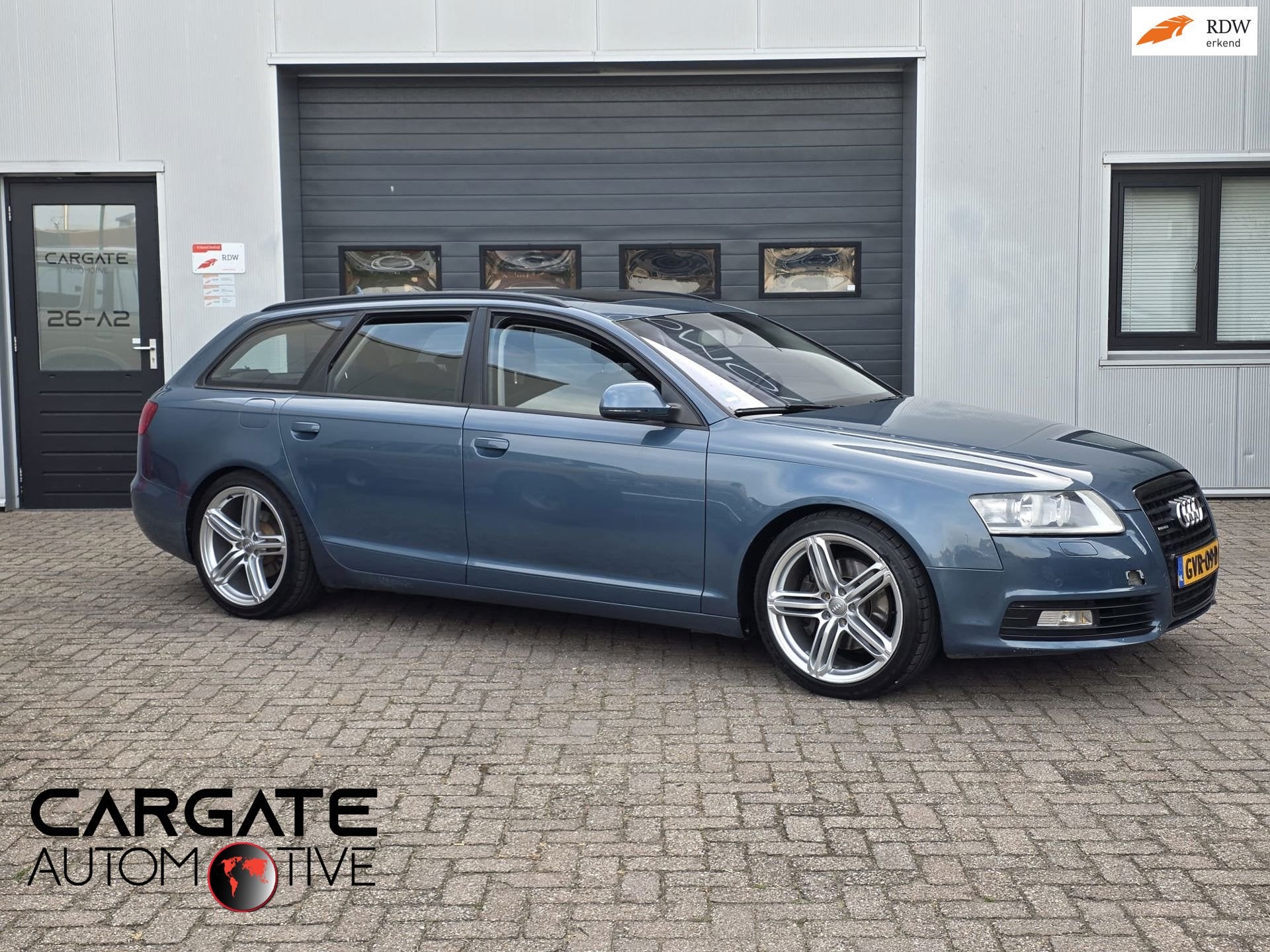 Audi A6 Avant 2.8 FSI quattro Pro Line|Leer|Automaat|Navi|St, Auto's, Automaat, Euro 5, Gebruikt, Zwart