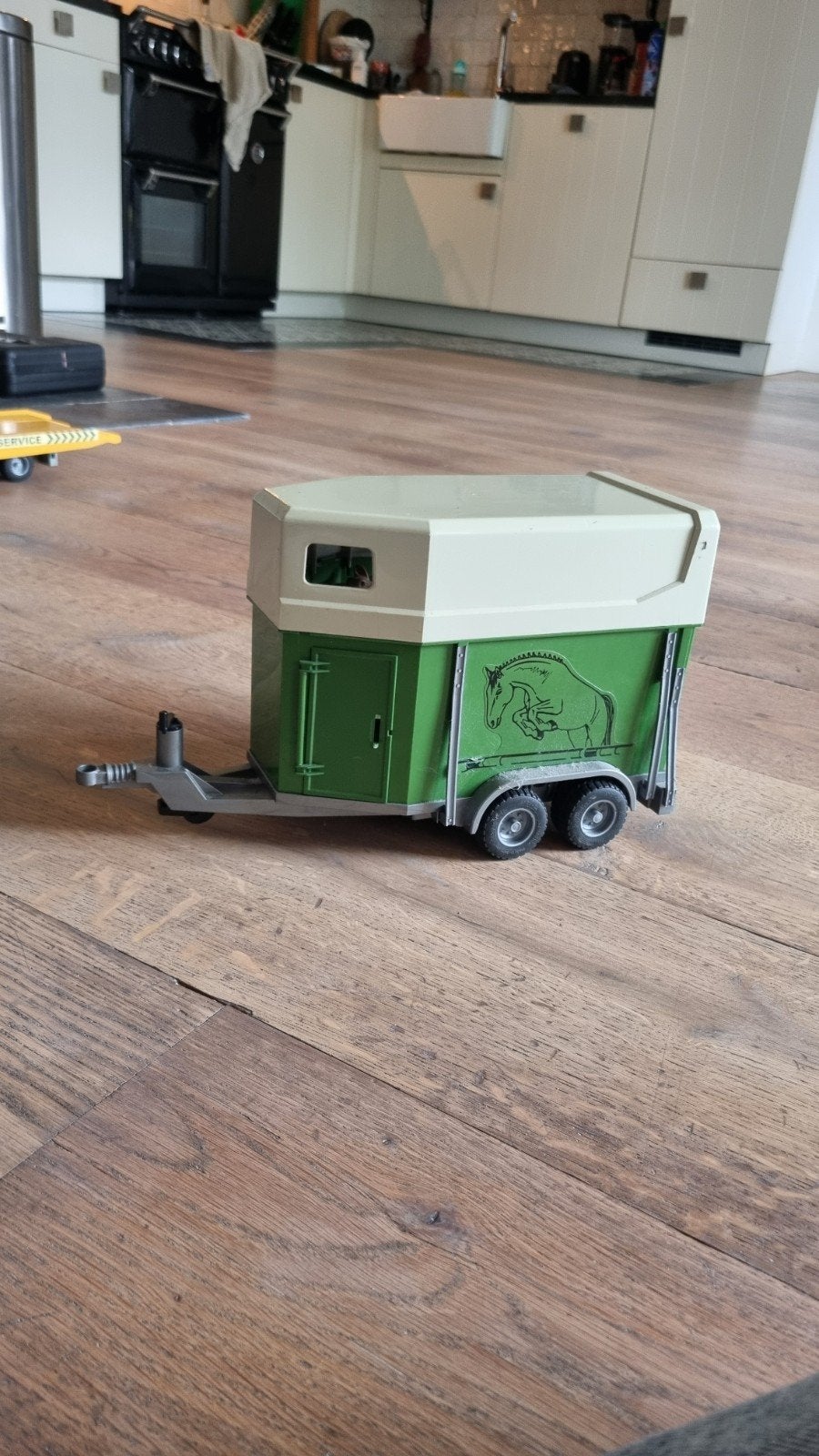 Bruder paardentrailer, Verzenden, Gebruikt